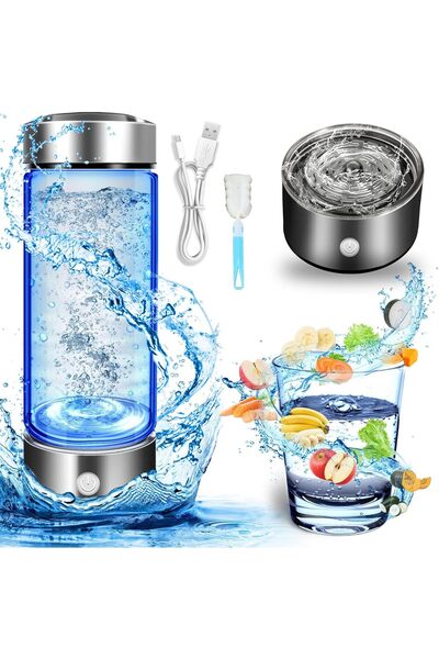 Arabest Hydrogen Water Bottle Generator, 3Min Quick Electrolysis, Suitable fo...