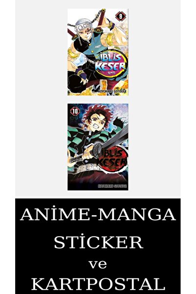 Gerekli Şeyler Yayıncılık İblis Keser 9-10 Manga Seti (2 KİTAP) / Demon Slaye...
