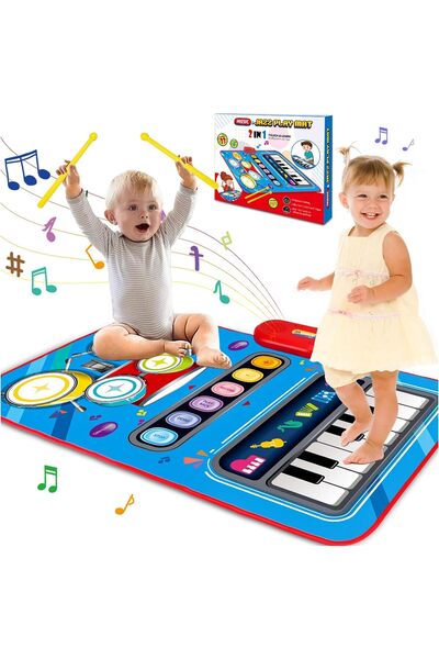 Arabest 1-year-old children's baby toys: baby music mat, toddler toys, age 1-...