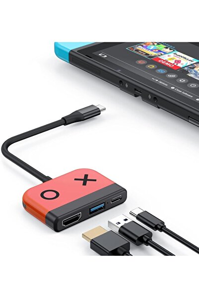 Arabest Switch Dock for Nintendo Switch,Portable Dock with HDMI Tv USB 3.0por...