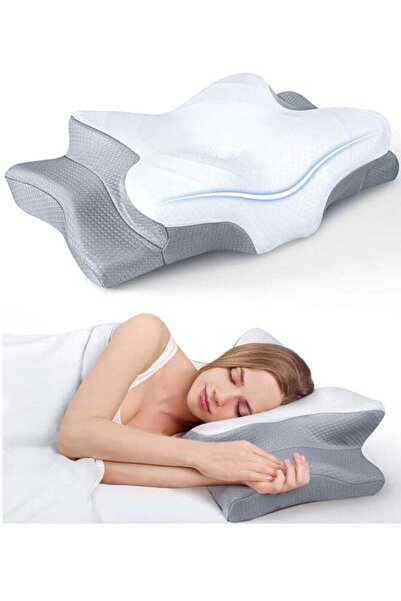 Arabest Memory Foam Cervical Pillow, 2 in 1 Ergonomic Contour Orthopedic Pill...