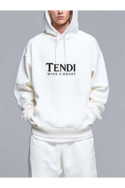 MIXSNOW تيندي، ماركة النبيذ والمعجنات - سويت شيرت رجالي مطبوع بغطاء رأس رأس و...