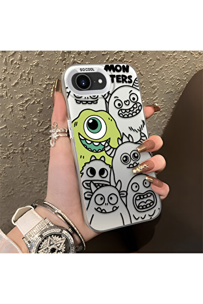 ARTISHELL iPhone 16e Uyumlu Moda komik çizgi film desenli düşmeye dayanıklı t...
