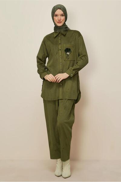 Alvina PANTOLONLU SÜET TAKIM 46130