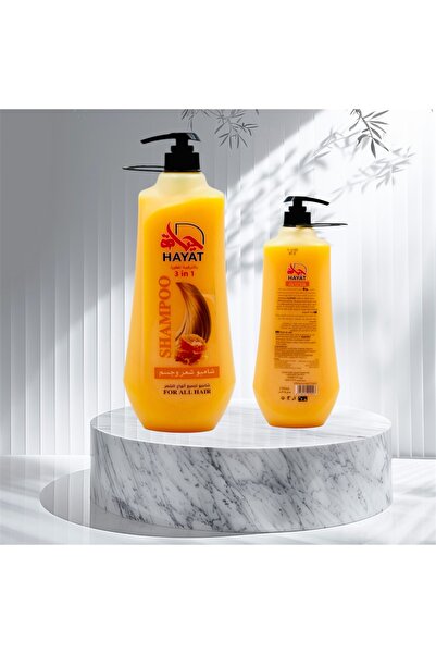 Hayat 3-in-1 Body, Hair and Scalp Cooling Shampoo For All Hair, Refreshing Cl...