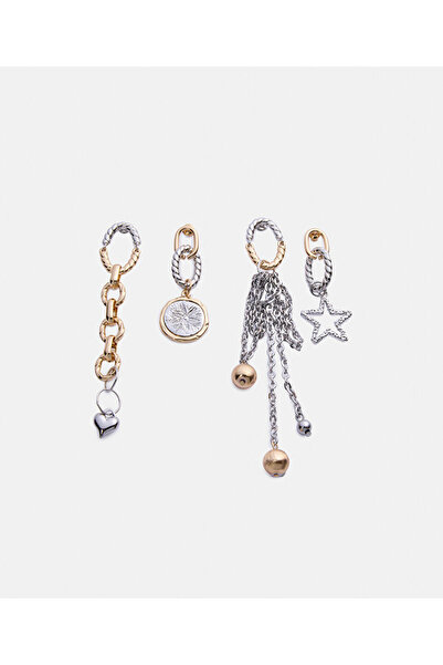 Twist ÇİFT RENKLİ ASİMETRİK KÜPE SETİ