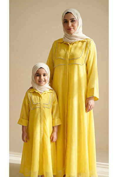 Rokon Dana جلابيه أم وبنتها بتصميم فراشه