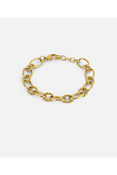 İpekyol İç içe geçmiş paslanmaz çelik bileklik