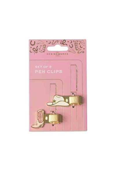 designworks ink Kalem Klipsi Cowgirl Hat & Boot