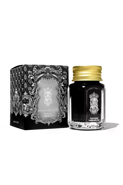 Ferris Wheel Press Black Masquerade Kaligrafi Şişe Mürekkep - 28 ml