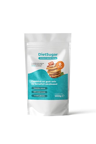 BioMeli Diet Sugar - Indulcitor 0 Calorii, 0 Indice Glicemic | Alternativa Sa...