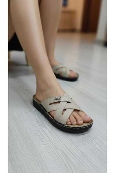 Shubuu Papuci de damă cu talpă anatomică, ortopedici, confortabili, moi, pent...