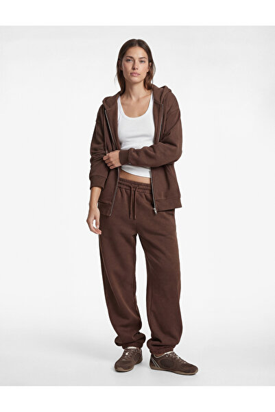 Koton High Waist Comfortable Fit Pocket Detailed Jogger Sweatpants