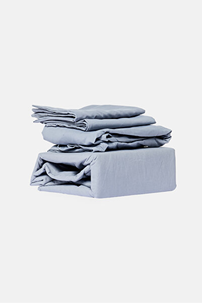 YOTO Queen Size 4 Pcs Solid Lasting Durability Sheets, Grey