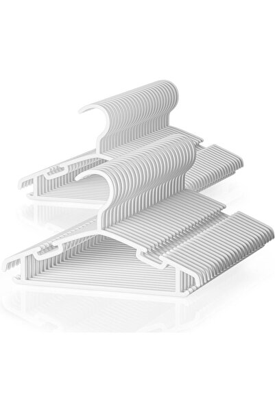 RAWAID علاقات ملابس بلاستيكية للأطفال، علاقات ملابس للأطفال الرضع، عبوة من 48...