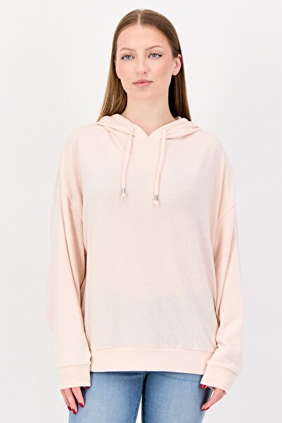 DOROTHY PERKINS هودي نسائي سادة بأكمام طويلة، وردي