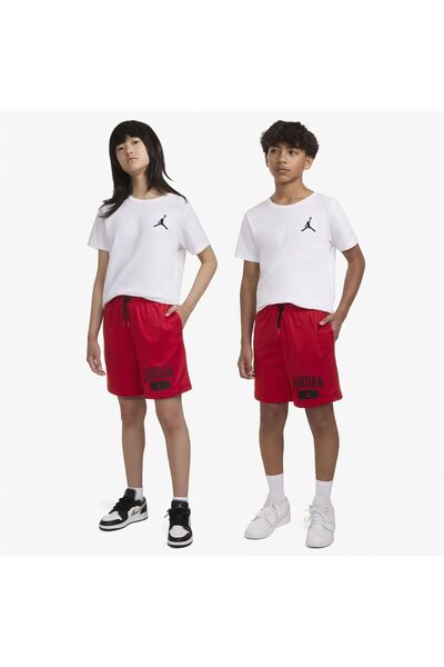 Nike Pantaloni scurți roșii Jordan din plasă