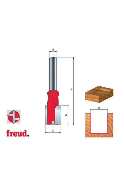 Freud 17- Τελική φρέζα, κυλινδρική πρόσοψη, με άκρη κεντραρίσματος, επιμεταλλ...