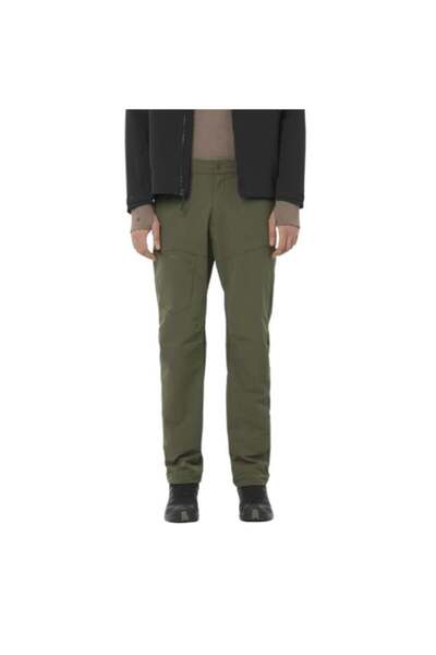 Salomon بنطلون WAYFARER WARM للرجال للاستخدام الخارجي على شكل ورقة العنب LC26...