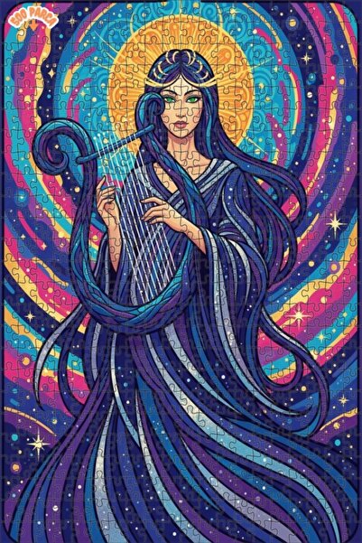 Teona Ahşap لوحة فنية خشبية مؤطرة بطبقتين تحاكي لوحة زيتية لملكة الانسجام الغ...