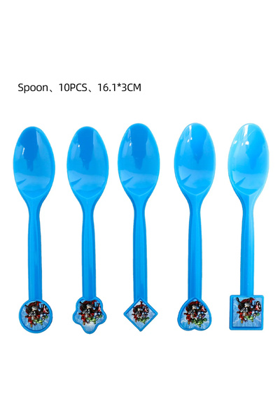 Choice spoon-10pcs Marvel Superhero Party Superhero Birthday Decorations Bann...