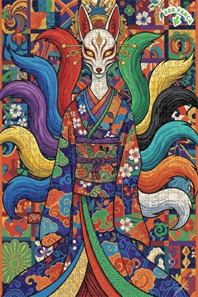 Teona Ahşap لغز خشبي بإطار مزدوج الطبقات من كيتسوني ماسكلي روحاني 800 قطعة 70x50