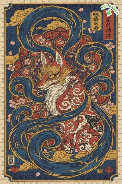 Teona Ahşap لغز خشبي بإطار مزدوج الطبقات من كيتسون سانتري، 800 قطعة، 70×50