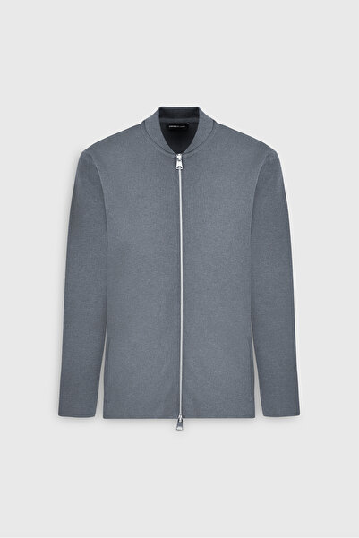 ALTINYILDIZ CLASSICS Cardigan pentru bărbați, gri melange, bumbac 100% Standa...