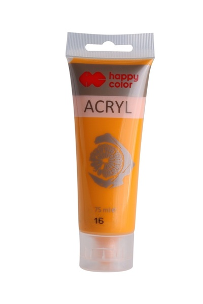 HAPPY COLOR Acrylic color 75ml, dark lemon,
