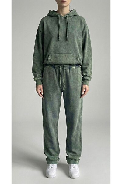 BİGOSSO Washable Women's Tracksuit Set Oversized Cotton