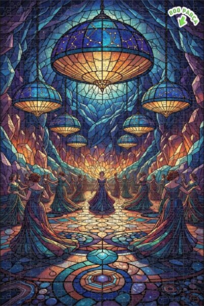 Teona Ahşap لغز خشبي مؤطر ذو طبقتين من سلسلة سكاي سالون دانس كولورز، 800 قطعة...