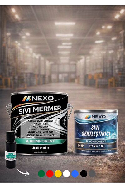Nexo Sıvı Mermer Siyah 5 Kg