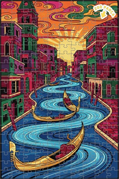 Teona Ahşap لغز خشبي بإطار مزدوج الطبقات من فينيسيا دريم 200 قطعة 25x35