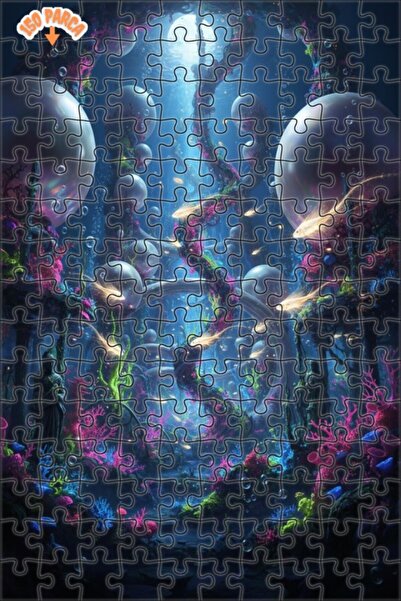 Teona Ahşap لغز خشبي مؤطر بطبقتين من سلسلة أسطورة الغواصة 150 قطعة 20×30