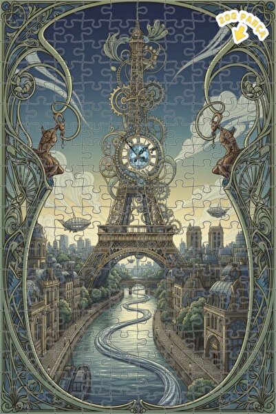 Teona Ahşap لغز خشبي مؤطر بطبقتين من باريس آرت كومبلاي، 200 قطعة، 25×35