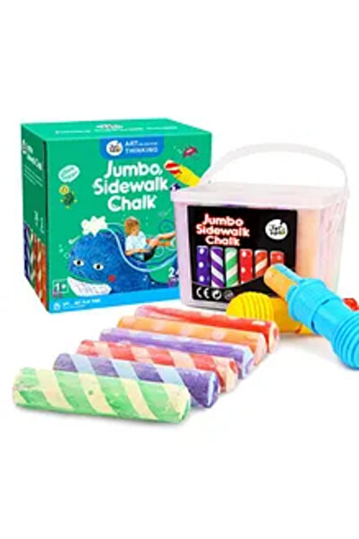 DOMİ Jar Melo - Jumbo Sidewalk Chalk - 24 Colors