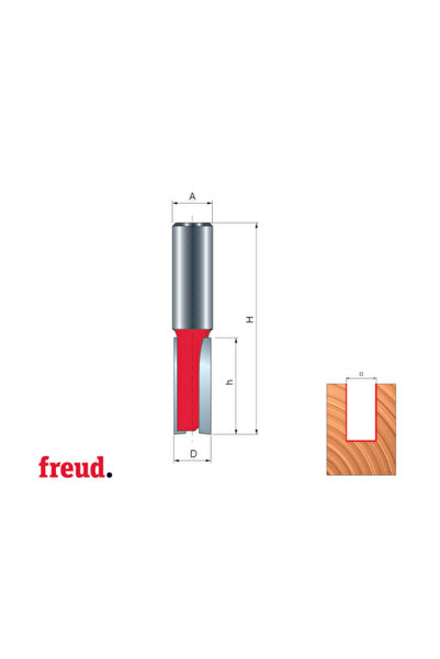 Freud 04- Τελική φρέζα, κυλινδρική πρόσοψη, επιμεταλλωμένη με CMS Z=2, DIM 15...