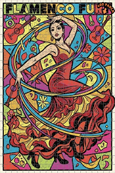 Teona Ahşap لغز خشبي بإطار مزدوج الطبقات بمظهر فن البوب لرقصة الفلامنكو 400 ق...