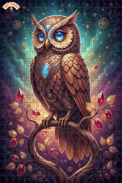 Teona Ahşap لغز خشبي بمظهر لوحة زيتية لمجرفة ميكانيكية غامضة 500 قطعة 50×30