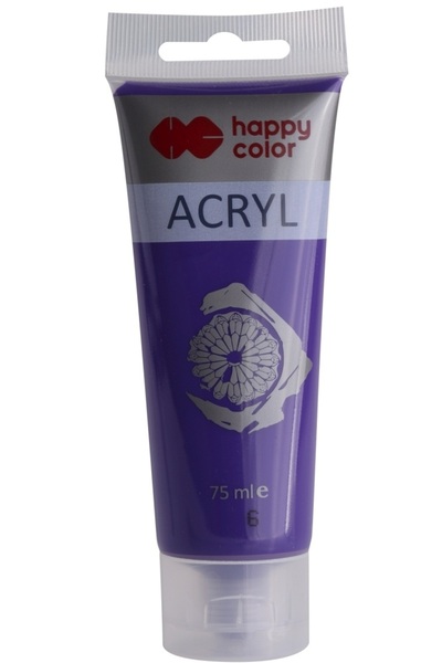 HAPPY COLOR Culoare acrilica 75ml, violet,
