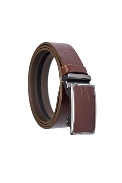 OEM Curea cu închidere automată, piele cu model în dungi