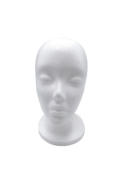 Alloet قالب رأس عارضة أزياء نسائية عملي من الفوم، مع شعر مستعار ونظارات وقبعة...