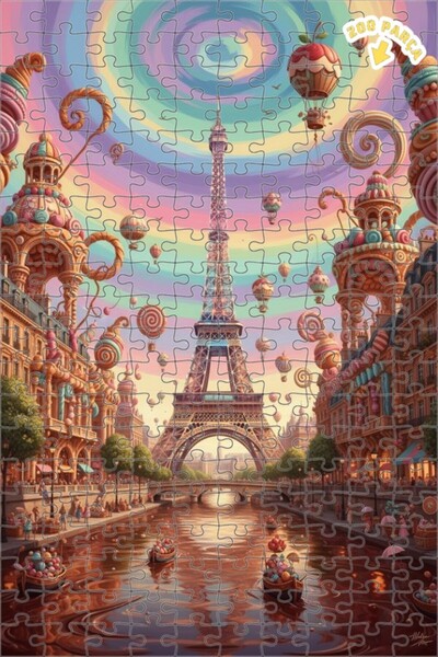Teona Ahşap لغز خشبي بإطار مزدوج الطبقات من سويت دريم باريس 200 قطعة 25x35