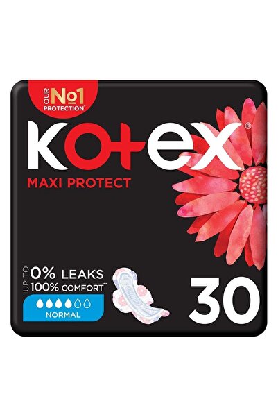 Kotex Maxi Protect Thick Pads With Wings, Normal Size, Pack of 30's