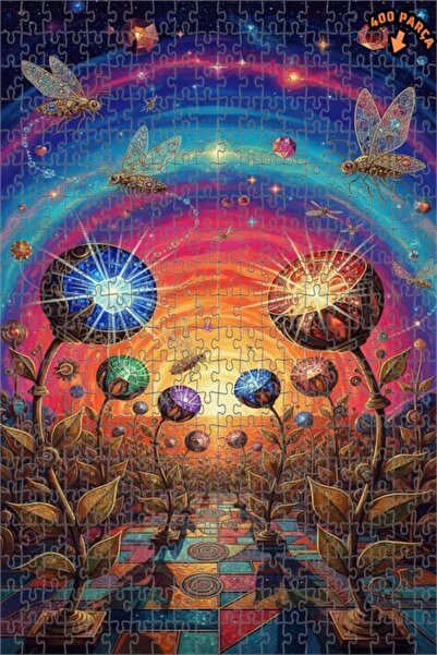 Teona Ahşap لغز خشبي بإطار مزدوج الطبقات من فانتاستيك إيفيرن بيتيرس، 400 قطعة...