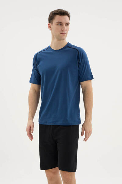 KLY 100% памук Нов сезон Мъжки велосипедни шорти с висока яка за лятото