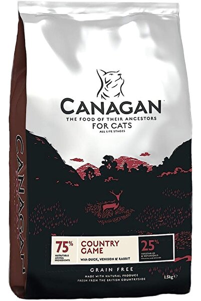 Canagan طعام جاف للقطط من كانتري جيم، 4 كجم