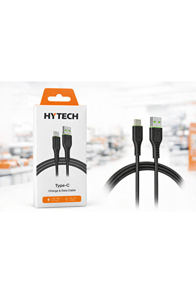 Hytech Type-C USB-A Şarj ve Data Kablosu 2.4A Hızlı Şarj 1 Metre