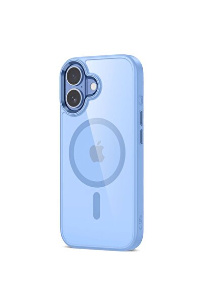 Tech-Protect MagMat MagSafe Case for iPhone 17, Clear/Blue