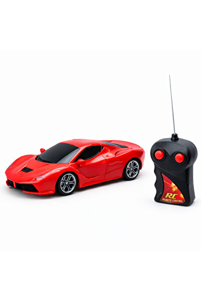 Gogo 1:22 Ölçekli Uzaktan Kumandalı İki Fonksiyonlu Kırmızı Spor Araba